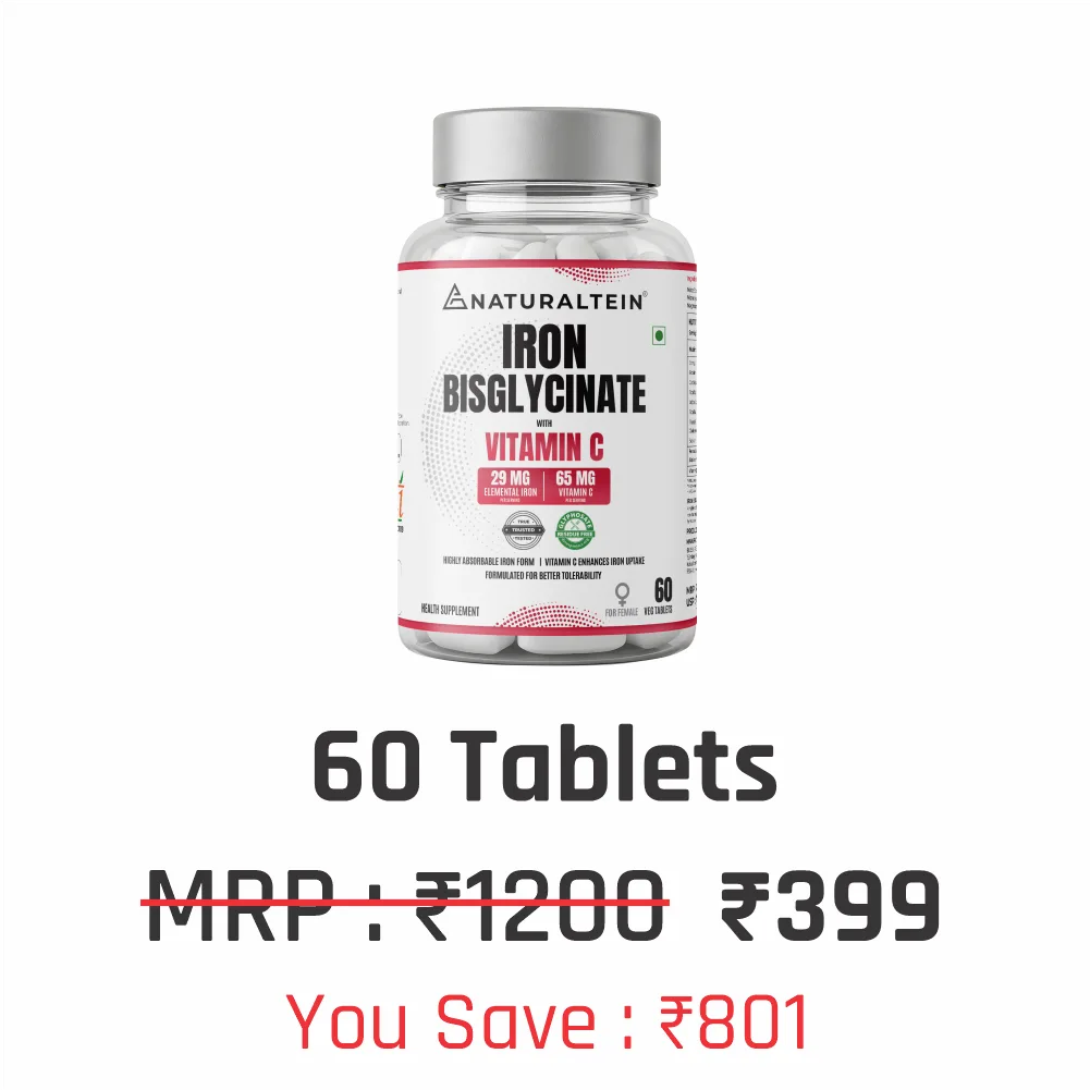 Iron Bisglycinate + Vitamin C for Female - Image 3