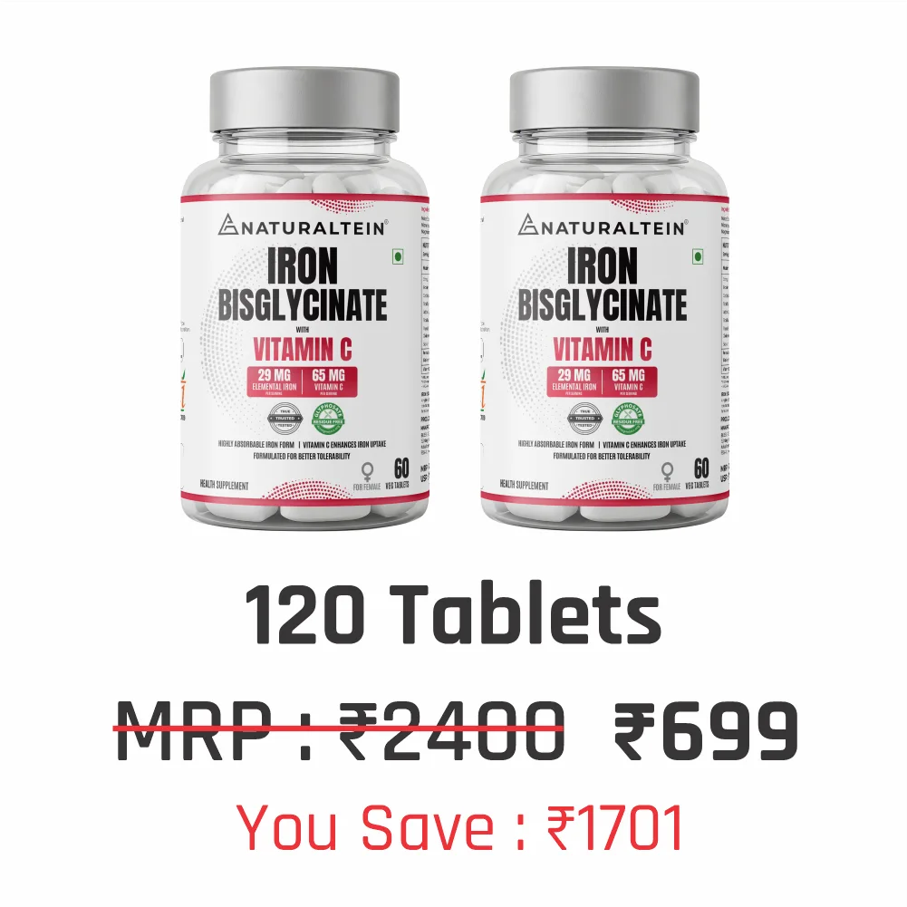 Iron Bisglycinate + Vitamin C for Female - Image 4
