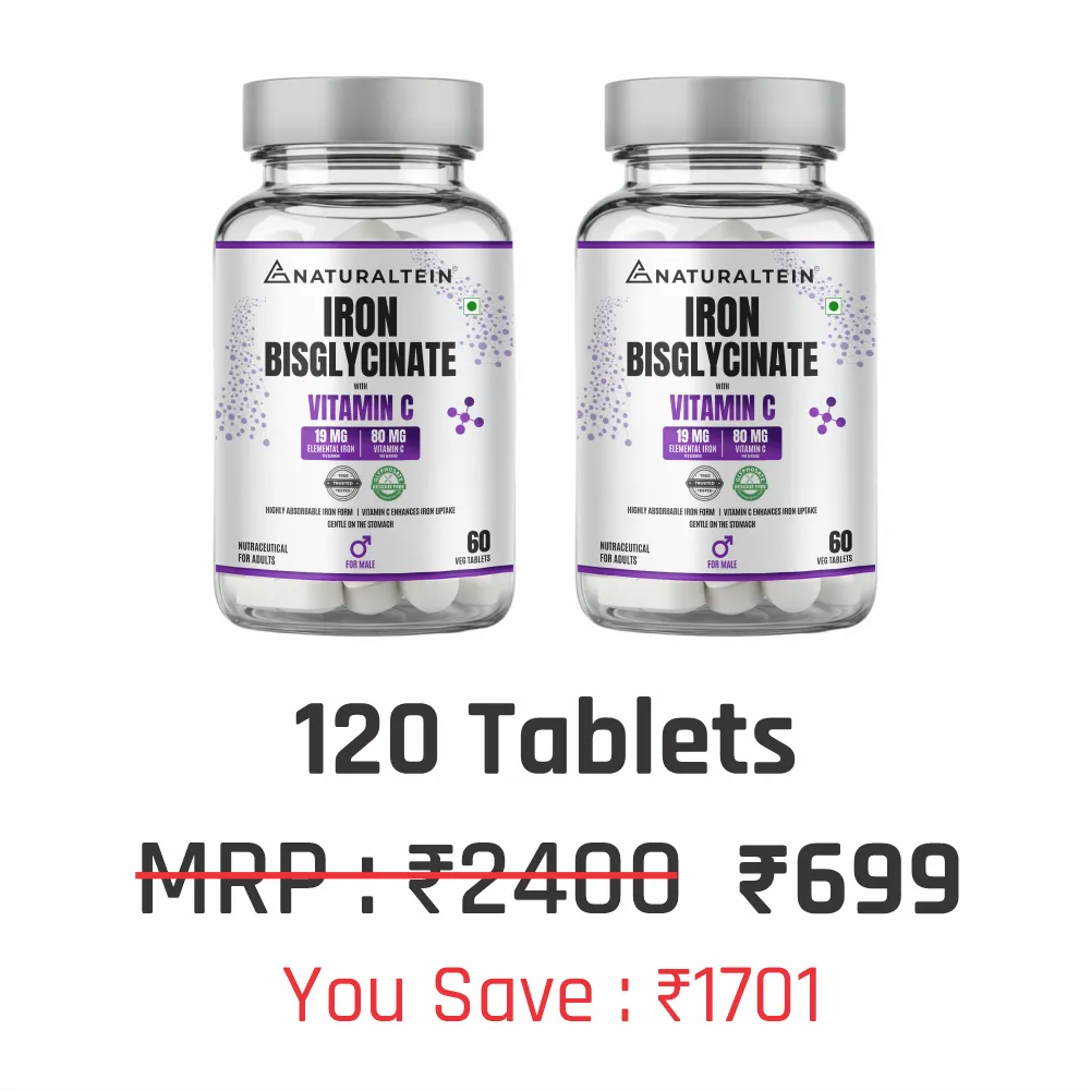 Iron Bisglycinate + Vitamin C for Male - Image 3