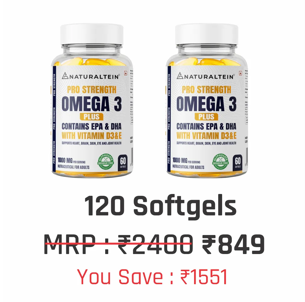 Pro Strength Omega 3 Plus with Vitamin D3 & Vitamin E - Image 3